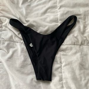 AERIE cheeky black bikini bottoms